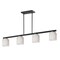 Maxim Lighting Scoop 4-Light Linear Pendant, Black 21236MRBK - alternate 1